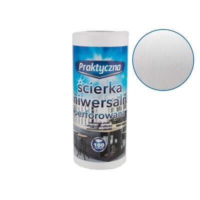 Ścierka uniwersalna PRAKTYCZNA 100 listków perforowana