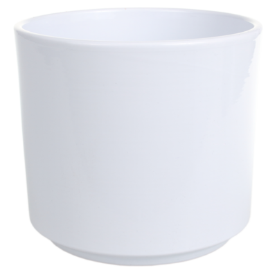 Osłonka ceramiczna CYLINDER 994 16 cm biała mat