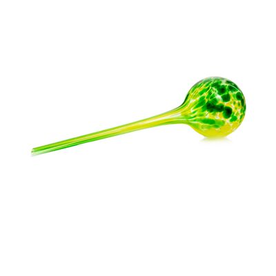 Kula nawadniająca szklana 30 x 9 cm zielono-żółta