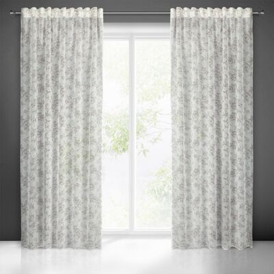 Zasłona gotowa na taśmie marszczącej WIKI 270 x 140 cm biały