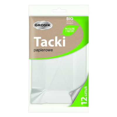 Tacki papierowe 13 x 20 12 sztuk Grosik