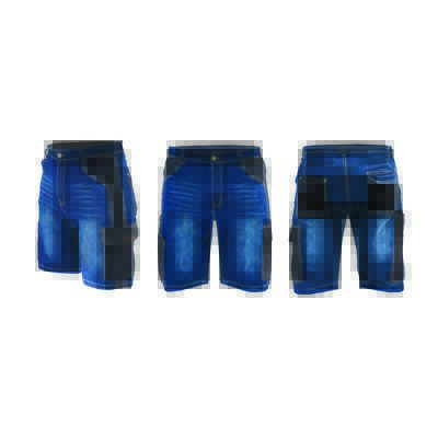 DEDRA Szorty jeans'owe robocze Jkods 280g/m2 rozmiar M/50