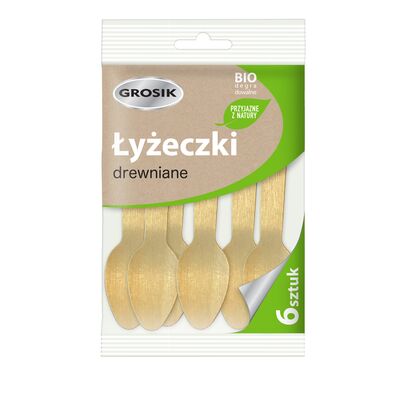 Łyżeczki eko 6 sztuk GROSIK