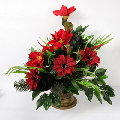 Stroik dekorowany w misie 50 x 40 cm SDMB-13