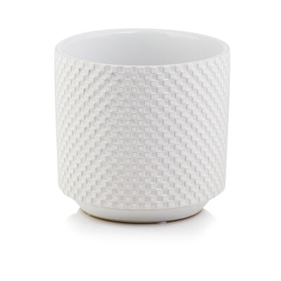 Osłonka ceramiczna biała 3 sztuki