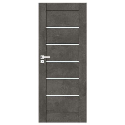 Drzwi pokojowe CHICAGO beton ciemny 80 prawe