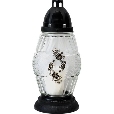 Znicz Z-52/C 34 cm czarny