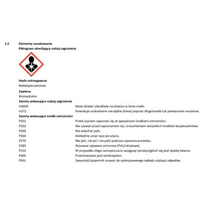 BROS Granulat na myszy i szczury 10 kg