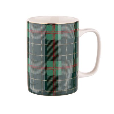 Kubek prosty Winter Forest 300 ml kratka