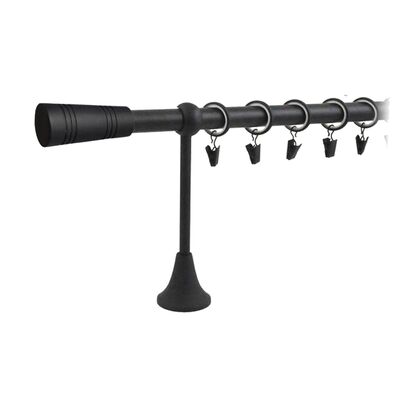 Karnisz pojedynczy VICTORIA 240 cm 19 mm czarny TUBO