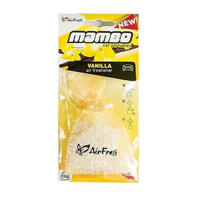 Zapach zawieszka MAMBO Vanilla w woreczku z organzy