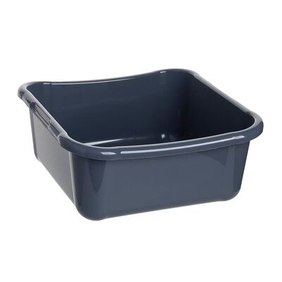 Miska kwadrat JAG 8 l ciemny szary