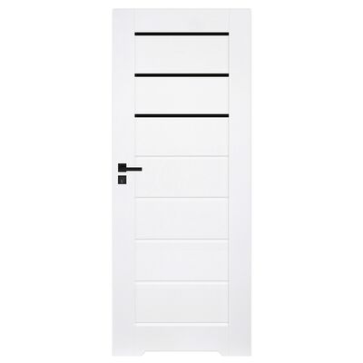 Drzwi łazienkowe z podcięciem PRIM białe 80 prawe