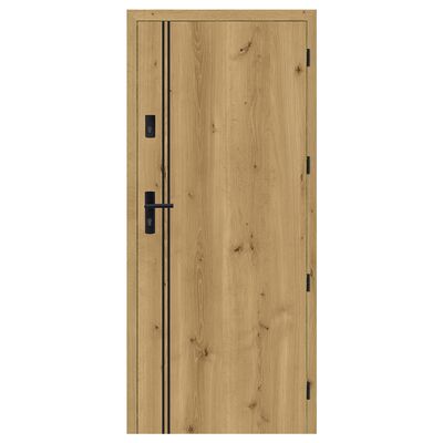 Drzwi wewnętrzne wejściowe ARA SET dąb górski 90 prawe