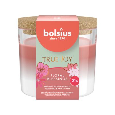 Świeca zapachowa w szkle 8,3 x 7,6 cm floral blessings Bolsius