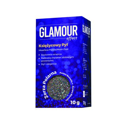 Brokat Glamour Effect Księżycowy Pył zorza polarna 10 g