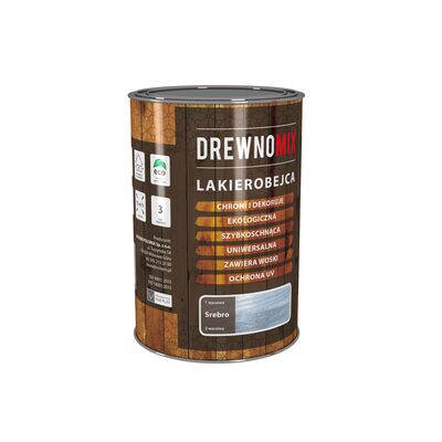 DREWNOMIX Lakierobejca  900 ml srebro