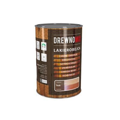 DREWNOMIX Lakierobejca  900 ml teak
