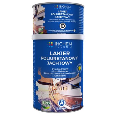 Lakier Jachtowy 2 składnikowy 800 ml + 150 ml