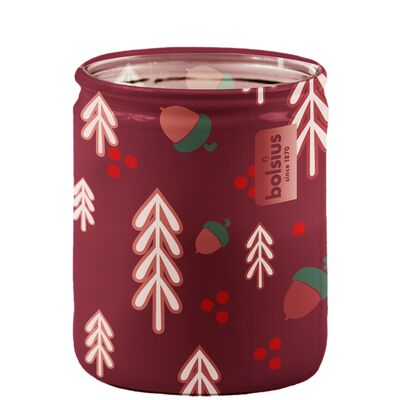 Świeca zapachowa w szkle sleeve z motywem 82/68 mm Winter Spices