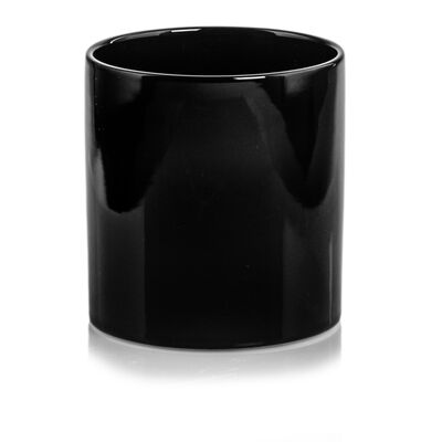 Wazon walec 16 cm czarny