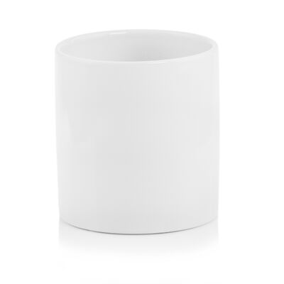 Wazon walec 16 cm biały