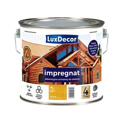 LuxDecor Impregnat dekoracyjno-ochronny jasny dąb 2,7 l