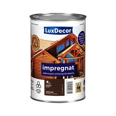 LuxDecor Impregnat dekoracyjno-ochronny palisander ciemny 1 l
