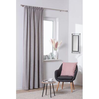 Zasłona z taśmą ZAHRA 140 x 260 cm szary