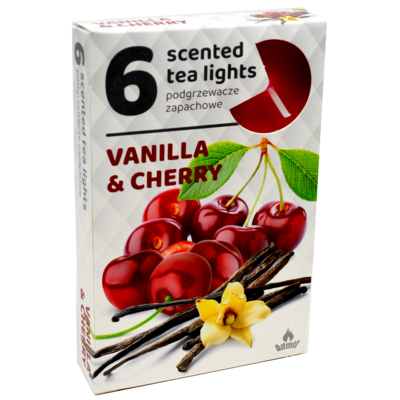 Podgrzewacz zapachowy wanilia-wiśnie 6 szt.
