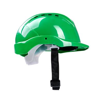 Kask budowlany zielony