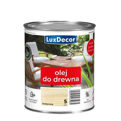 LuxDecor Olej wodny do drewna Bezbarwny 0,7 l