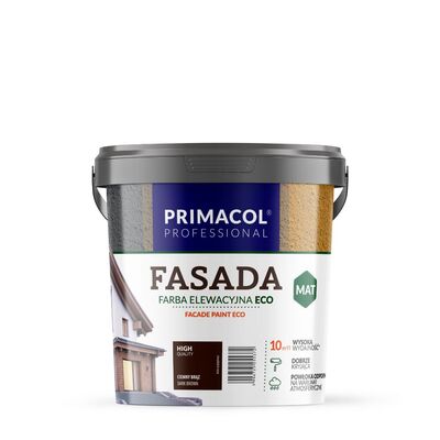 Primacol Farba Fasada Eco ciemny brąz 2,7 l