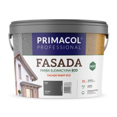 Primacol Farba Fasada Eco grafitowy 9 l
