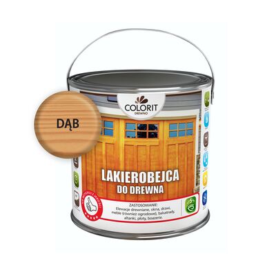 Colorit Drewno Lakierobejca do drewna Dąb 2,5 l