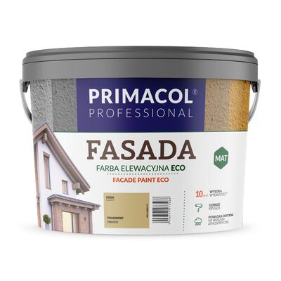 Primacol Farba Fasada Eco waniliowy 9 l