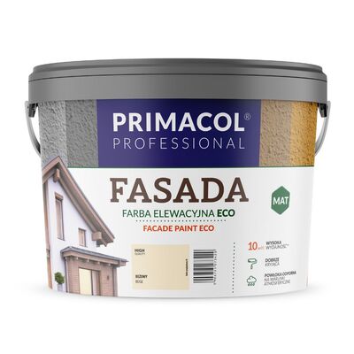 Primacol Farba Fasada Eco beżowy 9 l