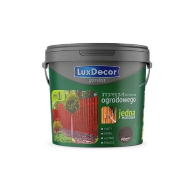 LuxDecor Impregnat do drewna ogrodowego garden palisander 4,5 l