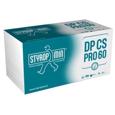 STYROPMIN Płyta standardowa DP CS PRO 60 gr.030 gładka 500 x 1000