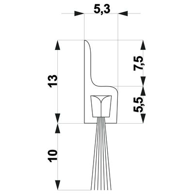 Szczotka TRIBOLLET H2-10-AN 1 m