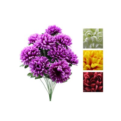 Chryzantema bukiet 14 kwiatów 55 cm mix kolorów