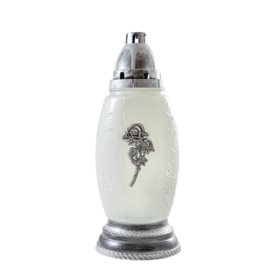 Znicz Z 484 34,5 cm srebrny