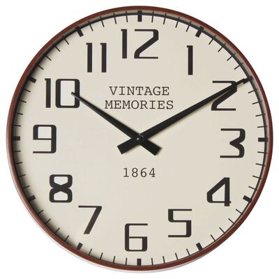 Zegar ścienny RETRO śr. 30 x 4 cm