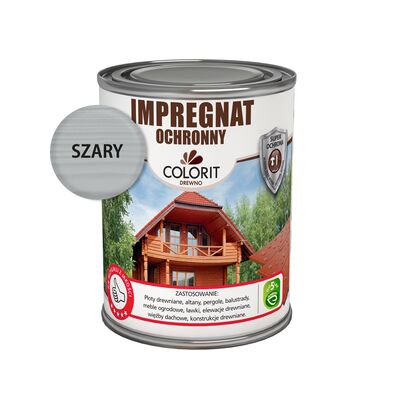 Colorit Drewno Impregnat ochronny szary 0,75 l