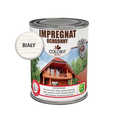 Colorit Drewno Impregnat ochronny biały 0,75 l