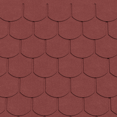 Gont bitumiczny karpiówka czerwony