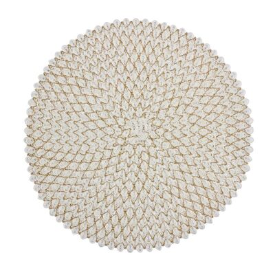 Podkładka VIENNA śr. 38 cm kremowo-złoty