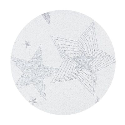 Bieżnik SPARK 35 x 140 cm srebrny