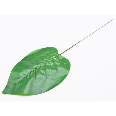 Liść ozdobny pojedynczy 47 cm zielony