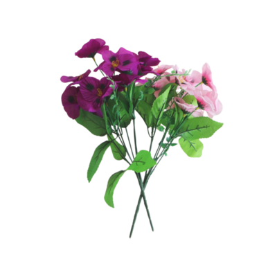 Bukiet bratków 34 cm mix kolorów